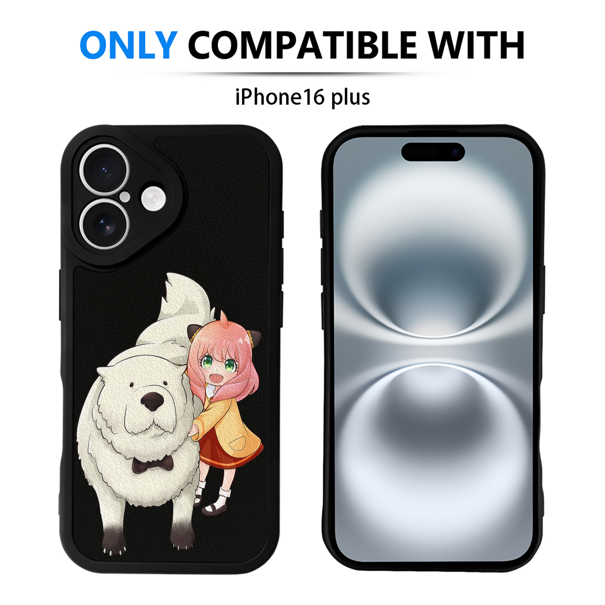 （画像用） SPY×FAMILY间谍家家酒 【iPhone 16シリーズ対応】シリコンスマホケース（レザー調） 材質：シリコン
